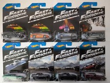 2013 Hot Wheels Fast  Furious 8 Car Set RARE INTERNATIONAL CARDS See Pictures