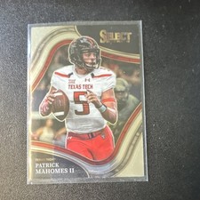Panini 2022 Select Draft Picks Patrick Mahomes II Field Level #124 Texas Tech