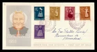 DR WHO 1958 NETHERLANDS FDC SUMEMR NATIONAL COSTUME SEMI POST COMBO R56161