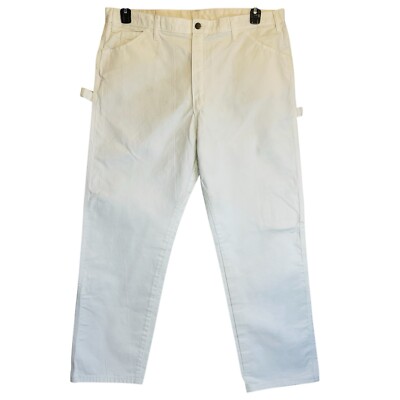 Dickies Sherwin Williams Mens 40x32 Carpenter Painter Pants White
