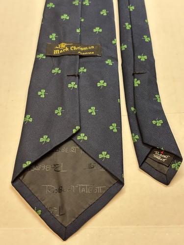 Robert Talbott Clover Neck Tie Mark Chrisman Florida 56 inches - Picture 5 of 10
