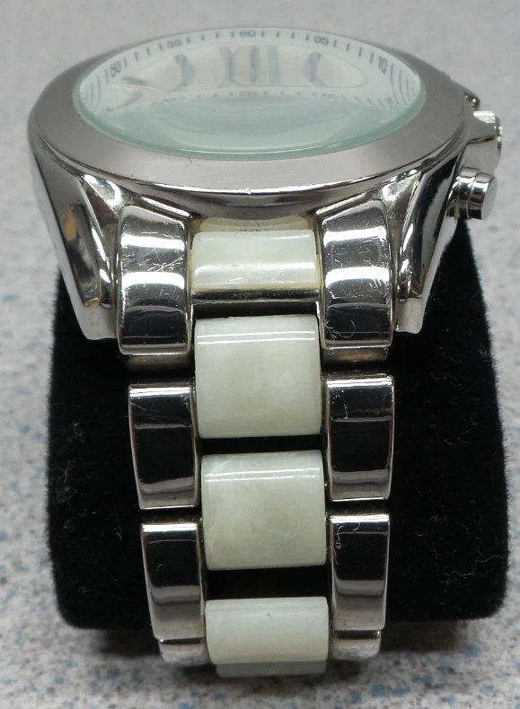 Женские швейцарские кварцевые часы Burgi BUR094SS многофункциональный двухцветный браслет - Изображение 4 из 4