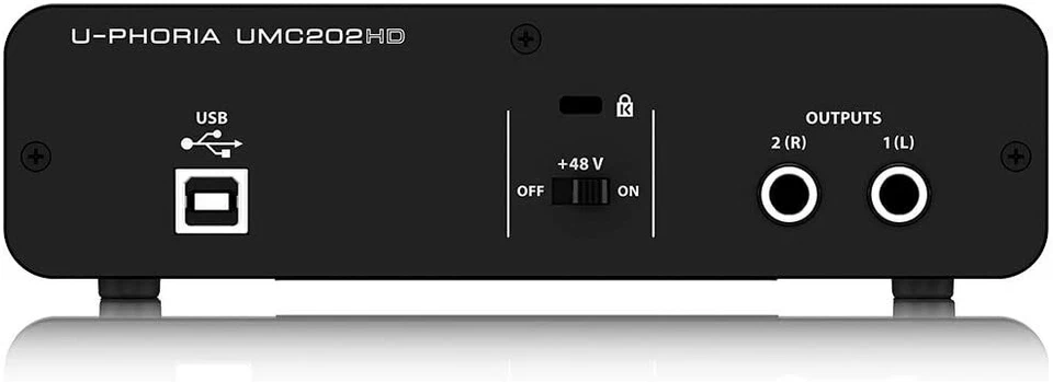 BEHRINGER USB Audio Interface UMC202HD U-PHORIA 2-input 2-output New in Box - Image 4 of 4