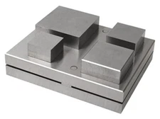 4 Piece Square Steel Disc Cutter Set Jewelry Making Metal Cutting Forming Pendan