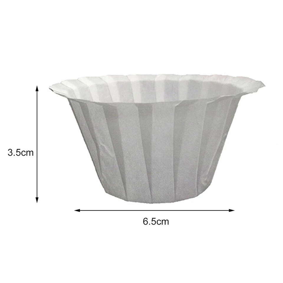100-500Pcs Disposable Coffee Paper Filters Count K Cup Filters for Single Serve - Image 2 of 4