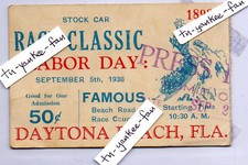 1938 Stock Car Race (BILL FRANCE SR. Winner - 1st) Daytona FL, RARE, Pre NASCAR