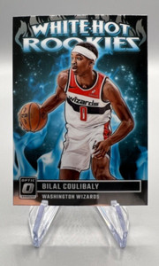 Bilal Coulibaly 2023-24 Panini Optic White Hot Rookies RC Card # 4 Wizards
