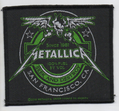 Metallica Seek and Destroy  -  Patch Aufnäher ca. 9 x 10 cm
