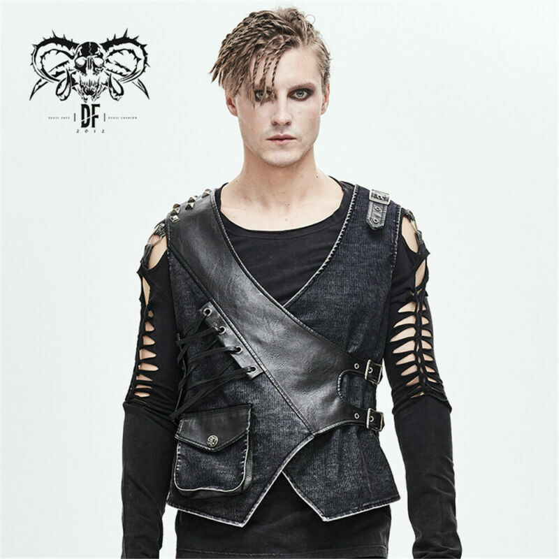 Punk Rock Vest For Men