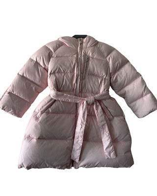 il Gufo Girls Baby Pink Puffer Snow Jacket 3Y