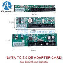 SATA Hard Drive to 3.5" IDE Interface 40pin Adapter Card Connector Converter