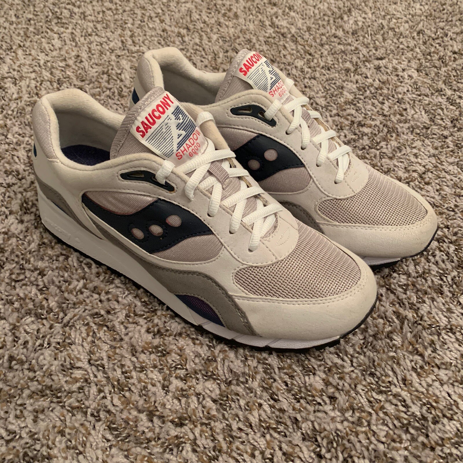 saucony shadow 6000 white