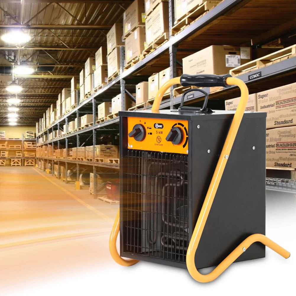 Portable Industrial Electric Fan Air Space Heater Garage Greenhouse  Agriculture | eBay