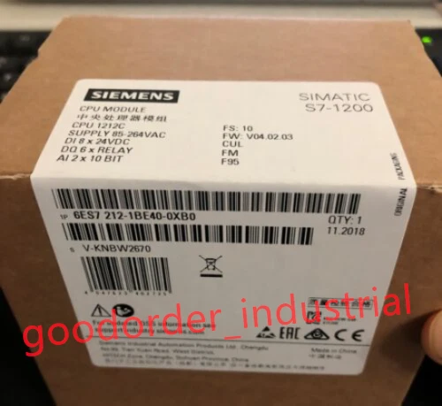 Siemens New In Box 6ES7212-1BE40-0XB0 / 6ES7 212-1BE40-0XB0 PLC Module - Image 3 of 4