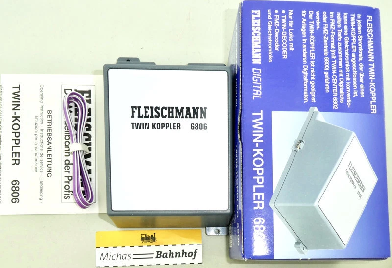Fleischmann 6806 Twin Koppler OVP LA2 µ