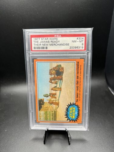 PSA 8 1977 Topps Star Wars #304 "The Jawas ready their new merchandise" 1978 - Picture 1 of 2