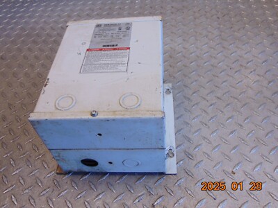 SQUARE D 2S1F 2KVA TRANSFORMER 1PH PRI: 240/480V SEC: 120/240V