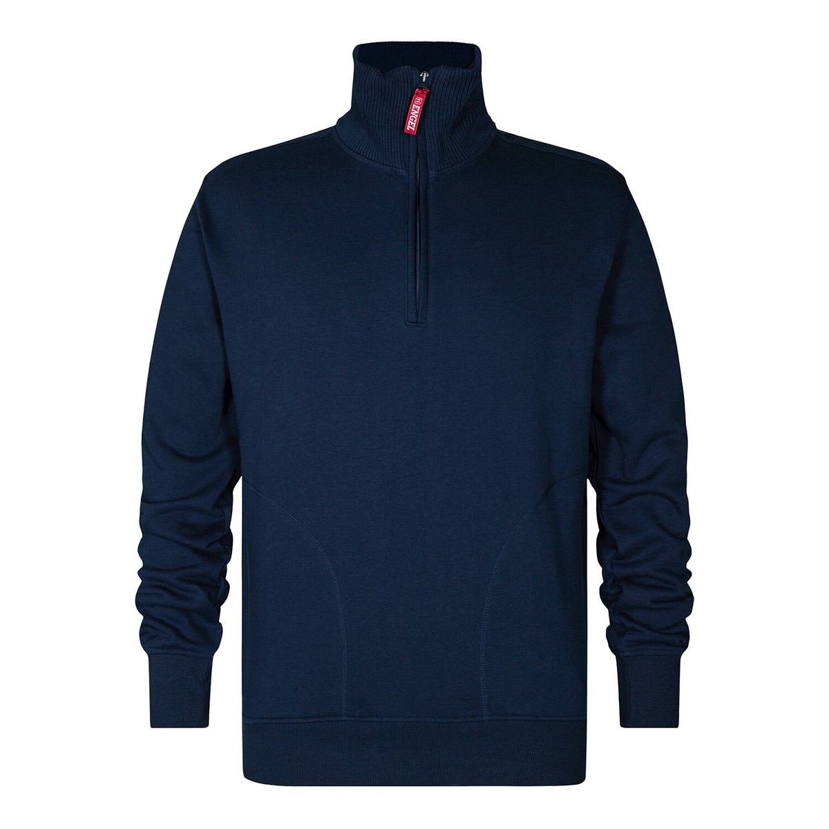Zip Sweatshirt Mit Hohen Kragen Workwear Sweat FE ENGEL 8014-136 Schwarz | Arbeitskleidung Mehlstäubl