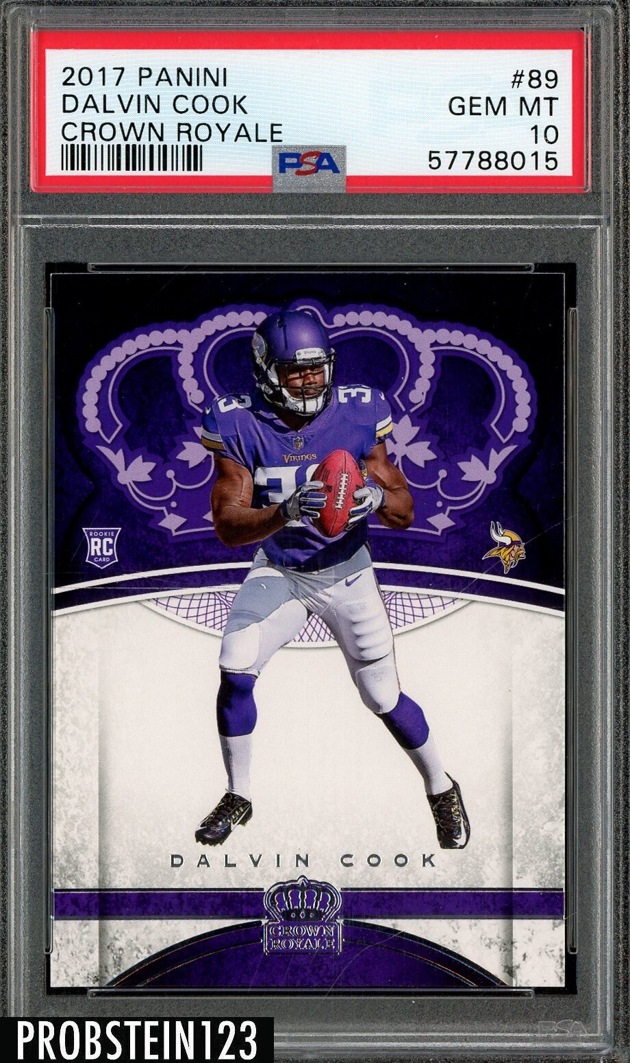 Dalvin Cook Panini Crown Royale #89 Base