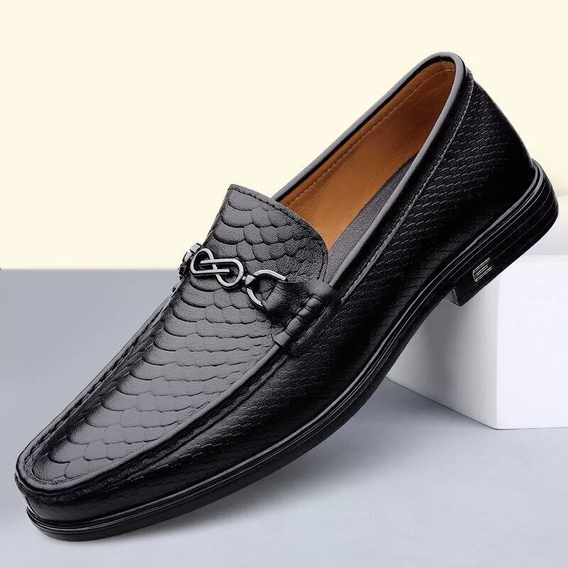 metal Situation Polering Business Shoes Hot Sale Formal Men&#039;s Loafers Comfortable Soft Driving  Flat | eBay