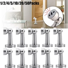 Magnetic Door Stop Holder Home Safety Stopper Guard Office Fitting Screws Catch