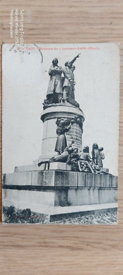 Postcard Laon Monument of the Institute 31st??.1913 gel_