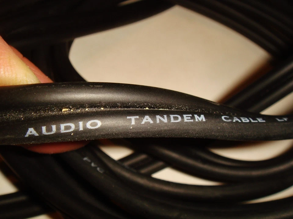 Cable tándem de audio blindado HOSA 1/4" TS alta calidad Foto 3 de 4