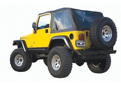 Rampage 109535 Frameless Soft Top Kit Fits 97-06 Wrangler (TJ)