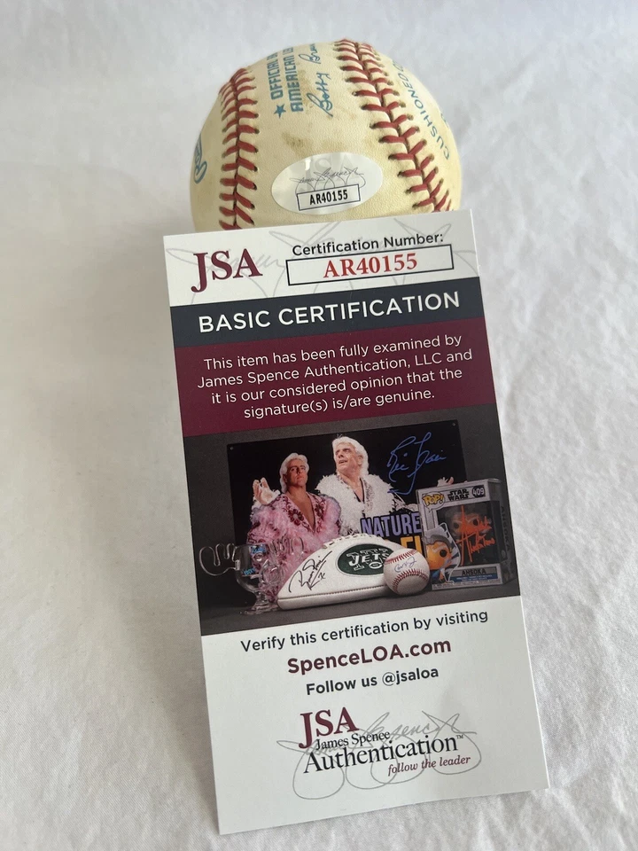 Ralph McPherran Kiner Pittsburgh Pirates Signed Autographed Baseball JSA COA - Image 2 of 4