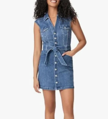 PAIGE Women's Jaxsyn Denim Dress Jolene PKT, Kamilla 00 | eBay