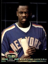 1992 Stadium Club Members Choice Doc Gooden New York Mets #602