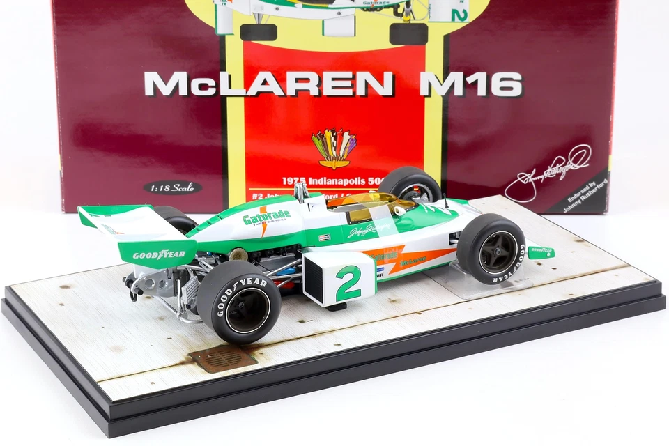 1:18 Carousel1 McLaren M16 Indianapolis 500 #2 Rutherford/ Mclaren 1975 - Bild 3 von 4