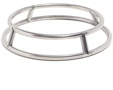 Wok Ring Non Slip Black Cast Iron Stove Trivets for Kitchen Wok Support Ring