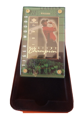 Tiger Woods 1997 Masters Limited Edition 0161/25000 Commemorative