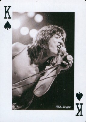 Mick Jagger, Rolling Stones, Rock and Pop Legends 2005, Spielkarte