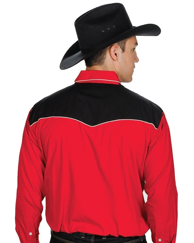 Red and hotsell black cowboy shirt
