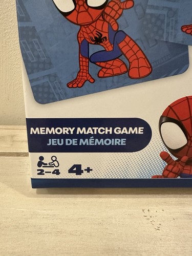 DISNEY JUNIOR SPIDEY AND HIS AMAZING FRIENDS MEMORY MATCH GAME SEALED - Picture 6 of 6