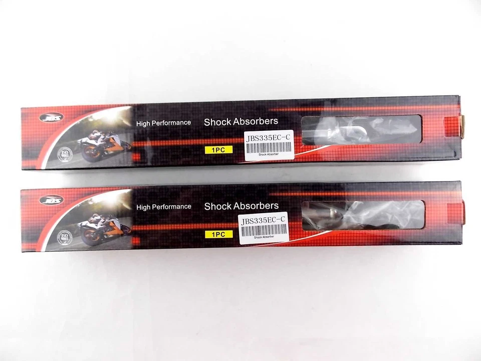 AMORTIGUADORES TRASEROS HONDA CB650 335mm JBS CROMADOS OJO A HONDA Foto 4 de 4