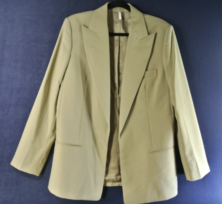 NUEVO, Blazer Helmut Lang Mezcla Lana En Cedro Talla 8 #SJ1552 Foto 4 de 4