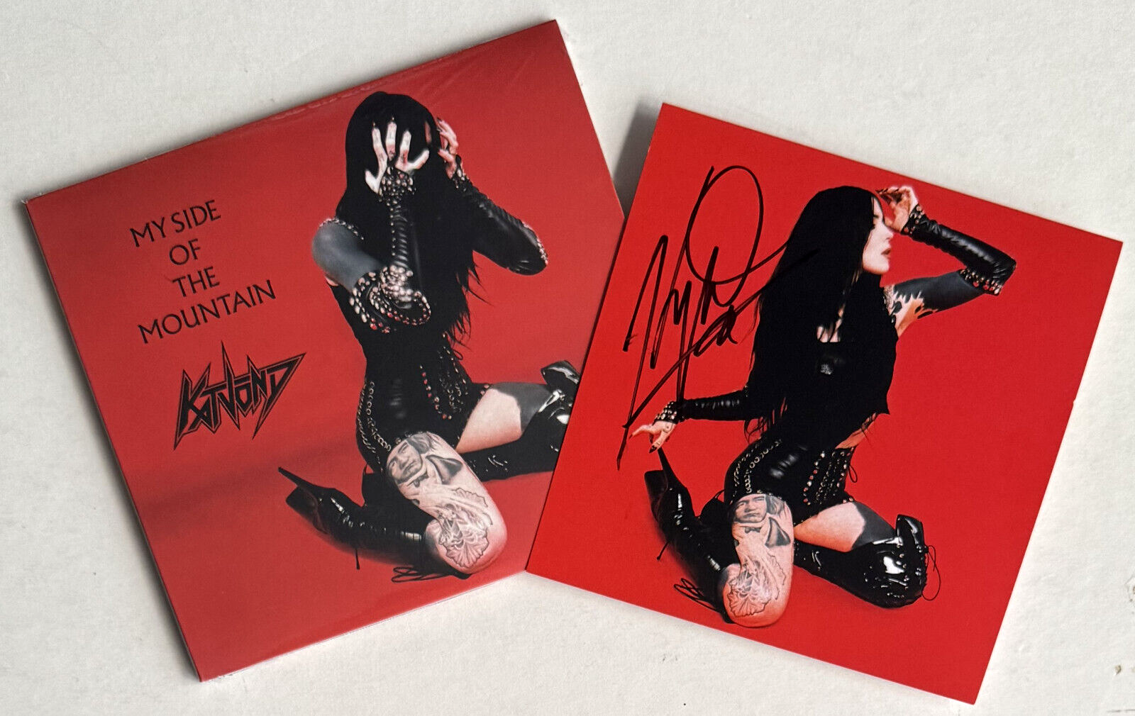 KAT VON D * MY SIDE OF THE MOUNTAIN * 12 TRK CD w/ SIGNED ARTCARD * BN!
