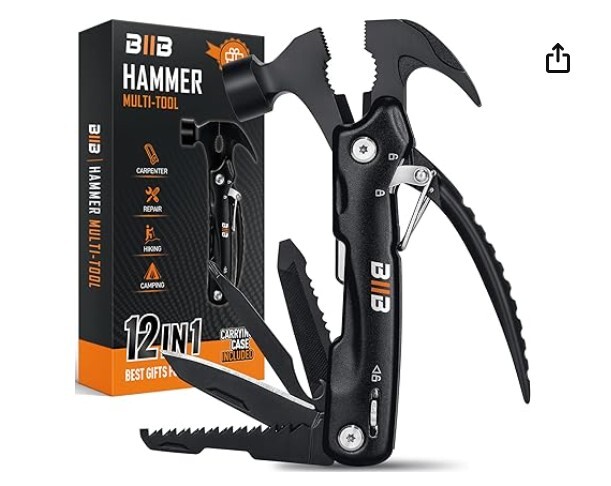 Outil multifonction 12 en 1 BIIB idée cadeau pratique pour homme