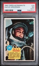1963 Topps Astronauts Trading Cards 23