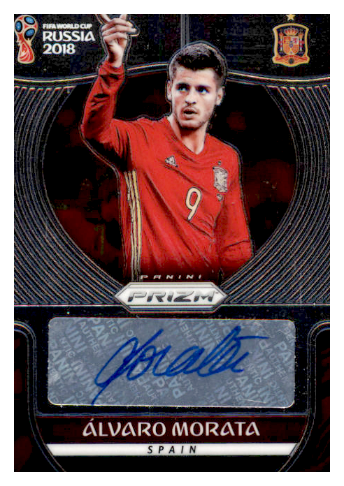 2018 Prizm World Cup Soccer Alvaro Morata Spain Auto Autograph | eBay