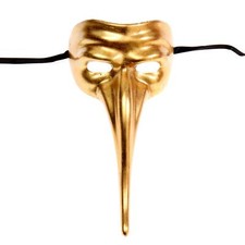Zanni Long Nose Venetian Mardi Gras Mask for Masquerade Party