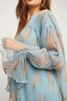 free people dahlia dress blue DAHLIA DRESS