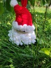 Set Of 4 Handmade Crochet Shatter Proof Christmas Ornaments for The Holidays New — photo 4