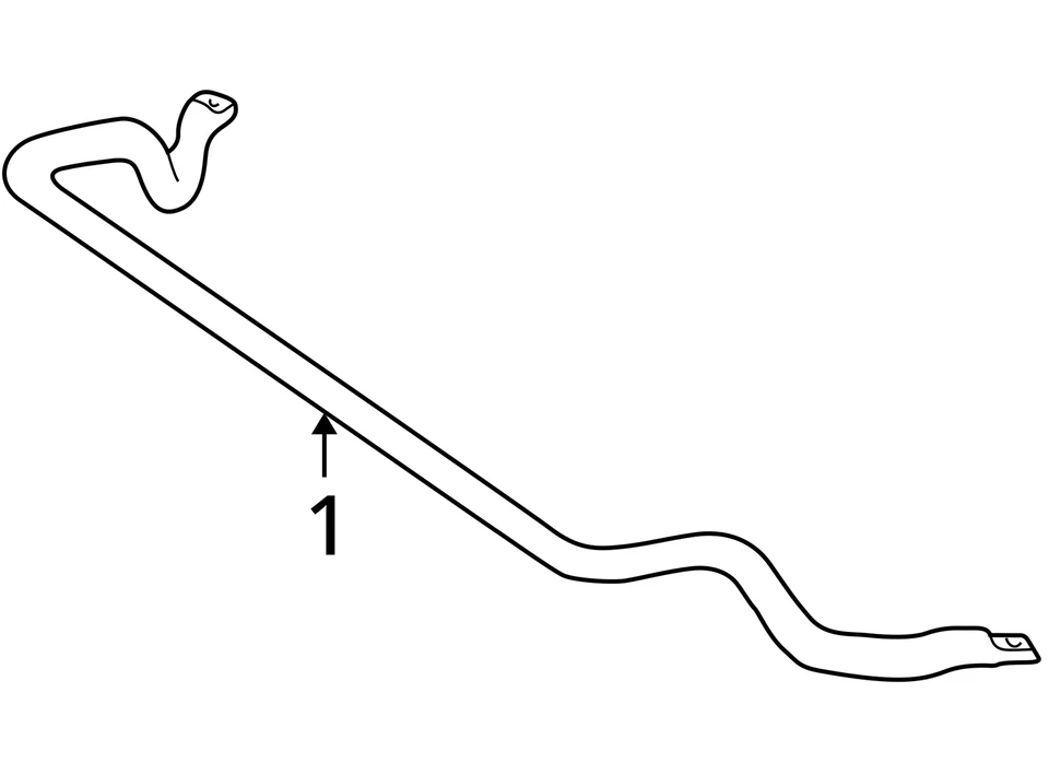 Barra estabilizadora delantera Ford F150 2002 4x2 OEM 226 k millas - LKQ405101619 Foto 4 de 4