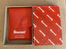 New Starrett Center Punch sets S117PC Made In USA
