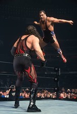 Kurt Angle against Kane during WrestleMania X8 on March 17 200- Wrestling Photo