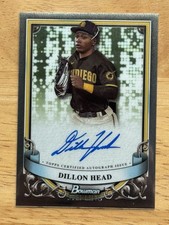 Dillon Head 2024 Bowman Sterling Prospect Auto Autograph #PA-DH -Marlins